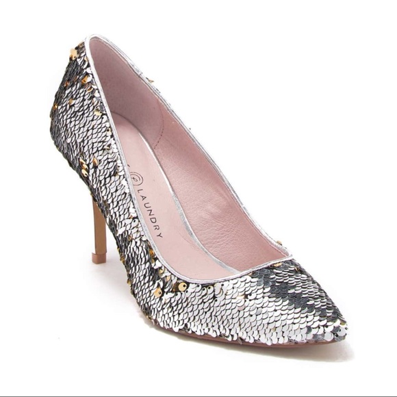 Chinese Laundry Shoes - CHINESE LAUNDRY $90 Reversible Sequins Pumps